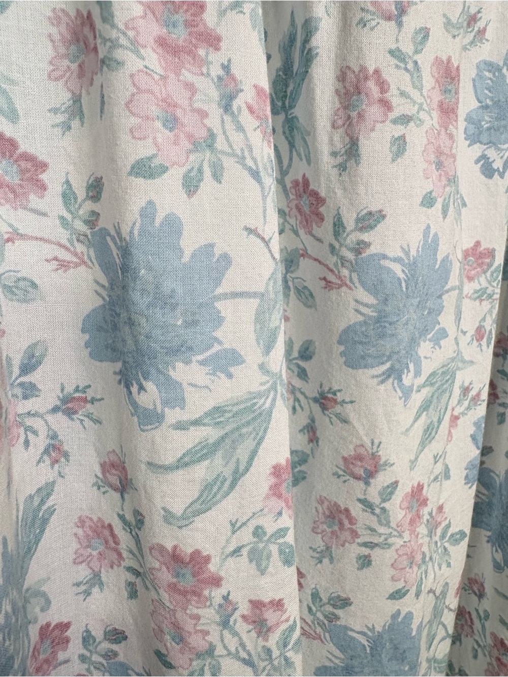 LAURA ASHLEY Vintage Floral Nightgown Slip Dress Cotton Like New Small S - Picture 6 of 15